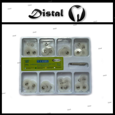 Полірувальні диски 1.075 набір 80 шт. Колір Білий,12 мм