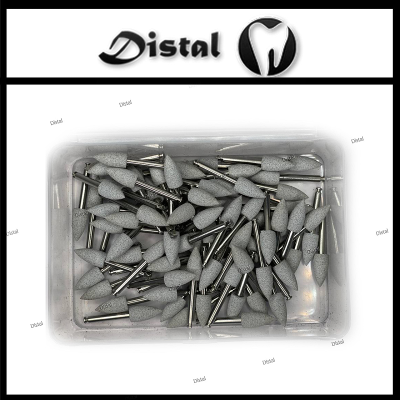 Полірувальні гумки сірі (Cr103С) конус стоматологічні ПОЛІР Полірувальні гумки сірі (Cr103С) конус стоматологічні ПОЛІР