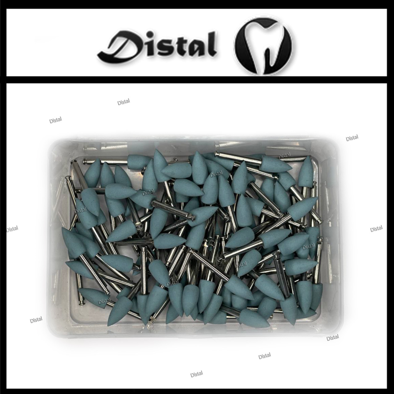 Полірувальні гумки сині (Cr103F) конус стоматологічні Полірувальні гумки сині (Cr103F) конус стоматологічні