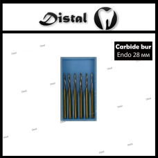 Стоматологічний бор карбідний Endo-Z, Вольфрамовий бор з титановим покриттям 28 мм.