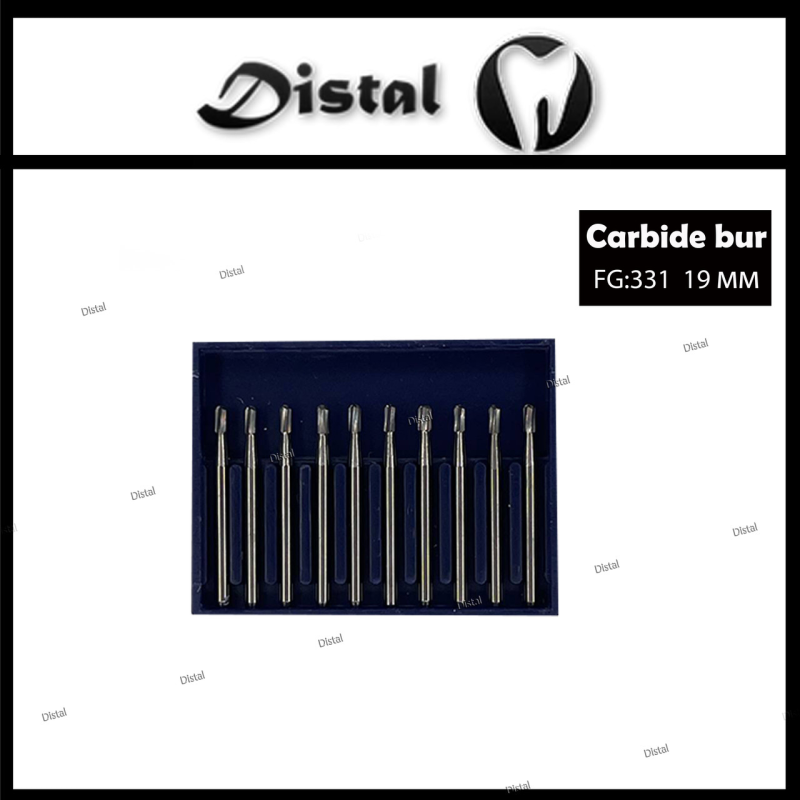 Стоматологічний бор карбідний FG: 331 для турбінного наконечника 19 мм.