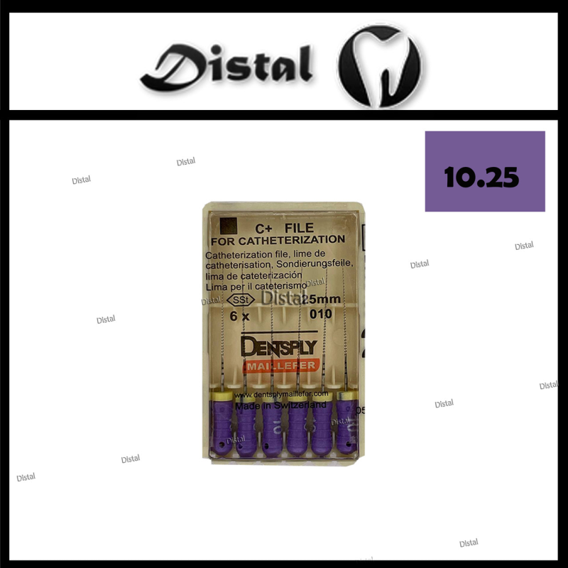 Ц+ файли C+ file Dentsply Maillefer 25 мм №10, ручні файли Ц+ файли C+ file Dentsply Maillefer 25 мм №10, ручні файли