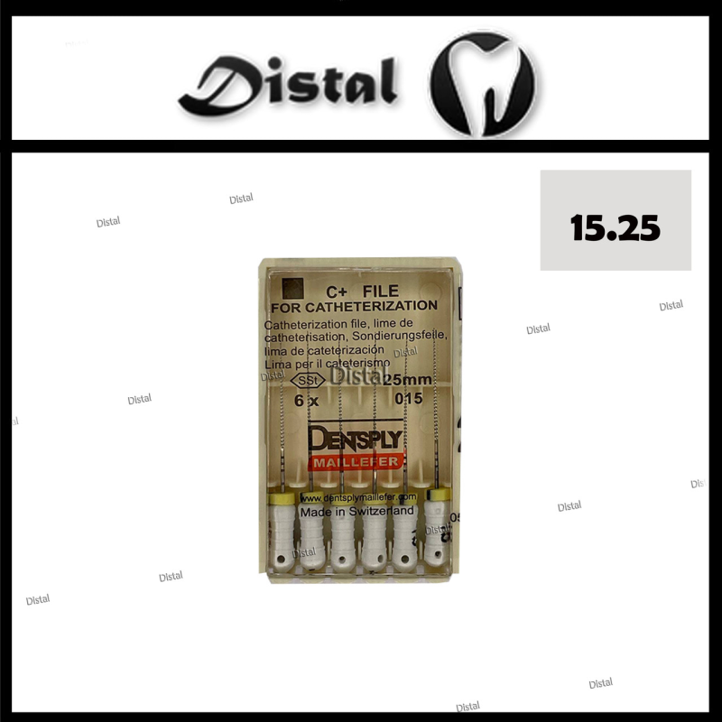 Ц+ файли C+ file Dentsply Maillefer 25 мм №15, ручні файли Ц+ файли C+ file Dentsply Maillefer 25 мм №15, ручні файли