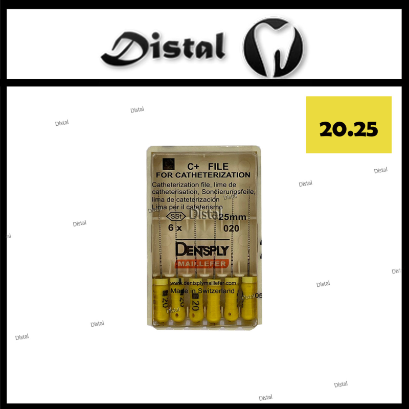 Ц+ файли C+ file Dentsply Maillefer 25 мм №20, ручні файли Ц+ файли C+ file Dentsply Maillefer 25 мм №20, ручні файли