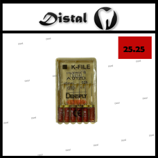 К-файли ДЕНТСПЛАЙ МАЙЛІФЕР K-file Dentsply Maillefer 25 мм №25,ручні файли
