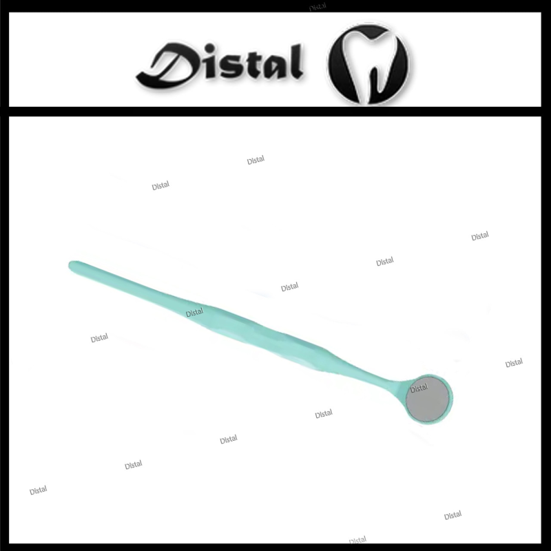 Дзеркало стоматологічне 24 мм плоске, з родієвим покриттям М“ятне Дзеркало стоматологічне 24 мм плоске, з родієвим покриттям М“ятне