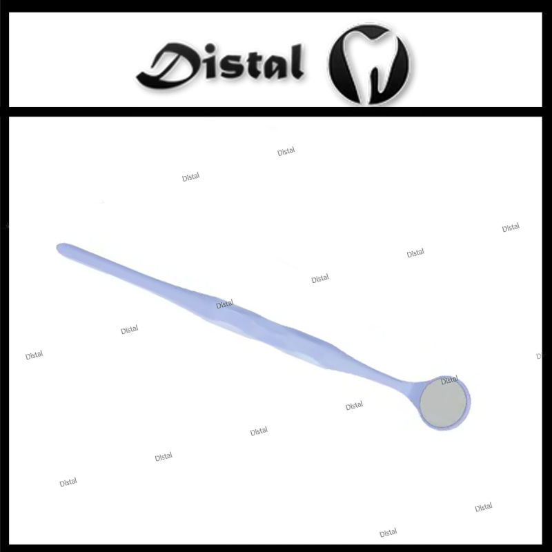 Дзеркало стоматологічне 24 мм плоске, з родієвим покриттям Фіолетове Дзеркало стоматологічне 24 мм плоске, з родієвим покриттям Фіолетове