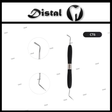 Гладилка моделювальна із силіконовою ручкою Чорна