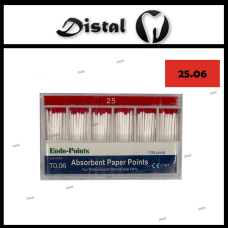 Штифти паперові піни ENDO POINTS конусні №25.06, 100 шт
