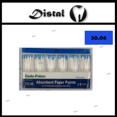 Штифти паперові піни ENDO POINTS конусні №30.06, 100 шт