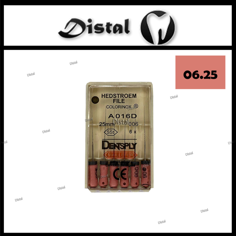 Н-файли H-file Dentsply Maillefer 25 мм №06, ручні файли Н-файли H-file Dentsply Maillefer 25 мм №06, ручні файли