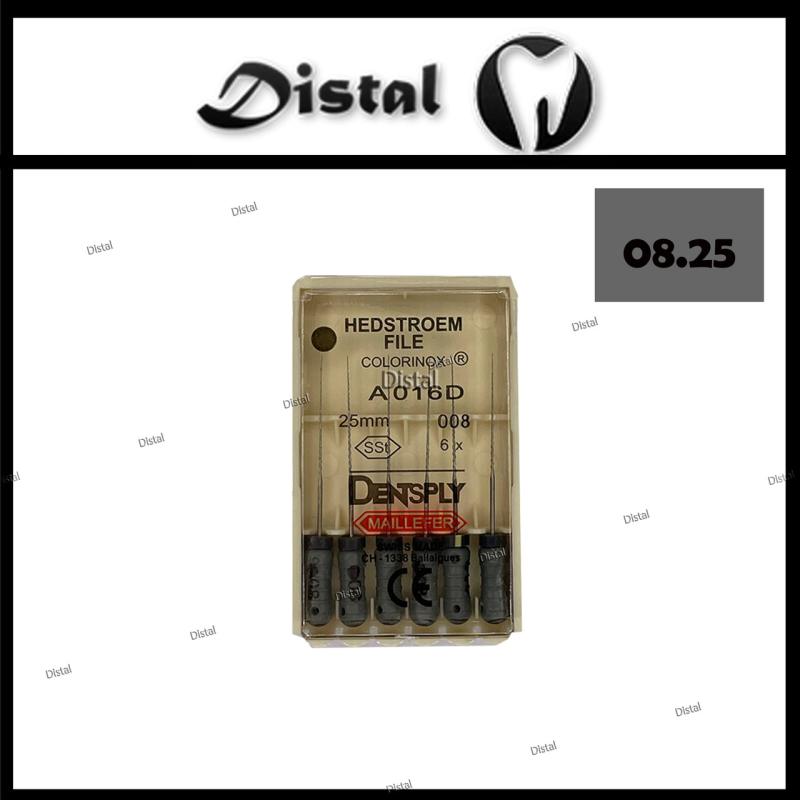 Н-файли H-file Dentsply Maillefer 25 мм №08, ручні файли