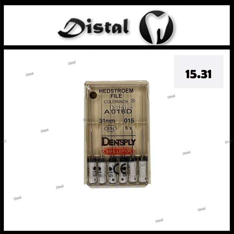 Н-файли H-file Dentsply Maillefer 31 мм №15, ручні файли