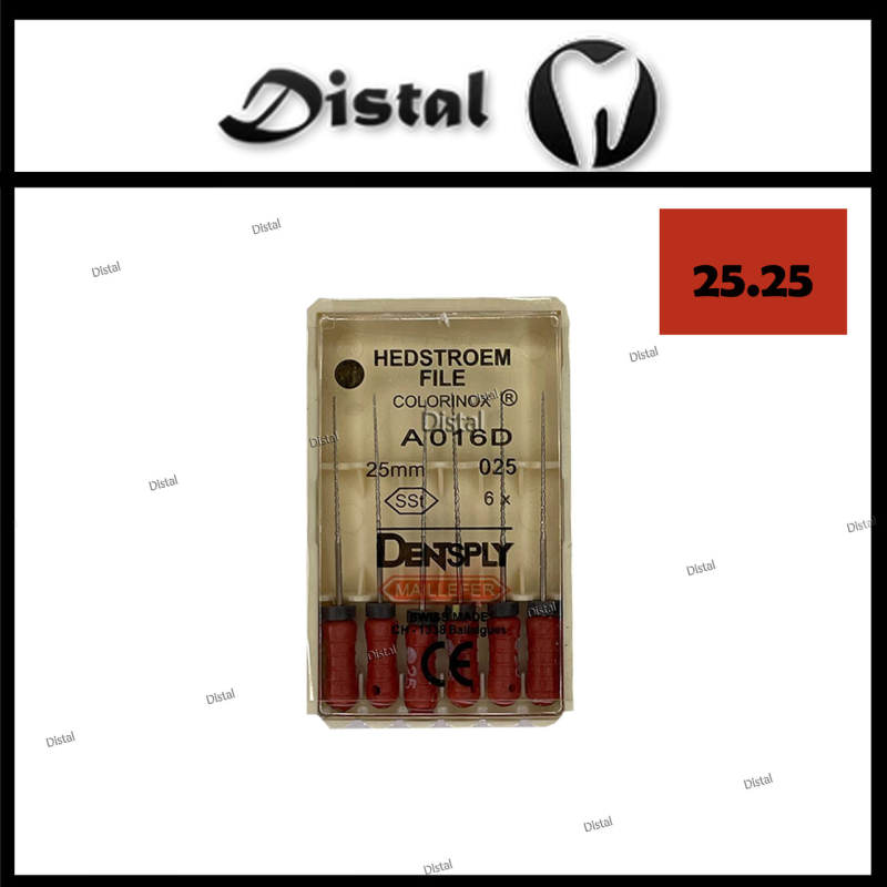 Н-файли H-file Dentsply Maillefer 25 мм №25, ручні файли Н-файли H-file Dentsply Maillefer 25 мм №25, ручні файли