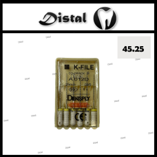 К-файли ДЕНТСПЛАЙ МАЙЛІФЕР K-file Dentsply Maillefer 25 мм №45, ручні файли