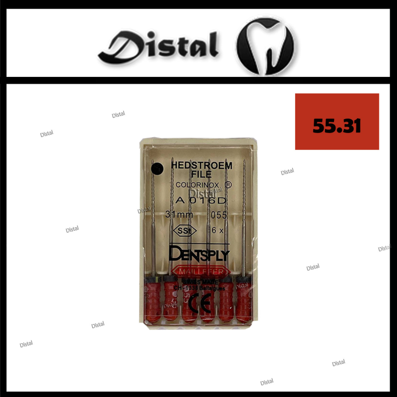 Н-файли H-file Dentsply Maillefer 31 мм №55, ручні файли