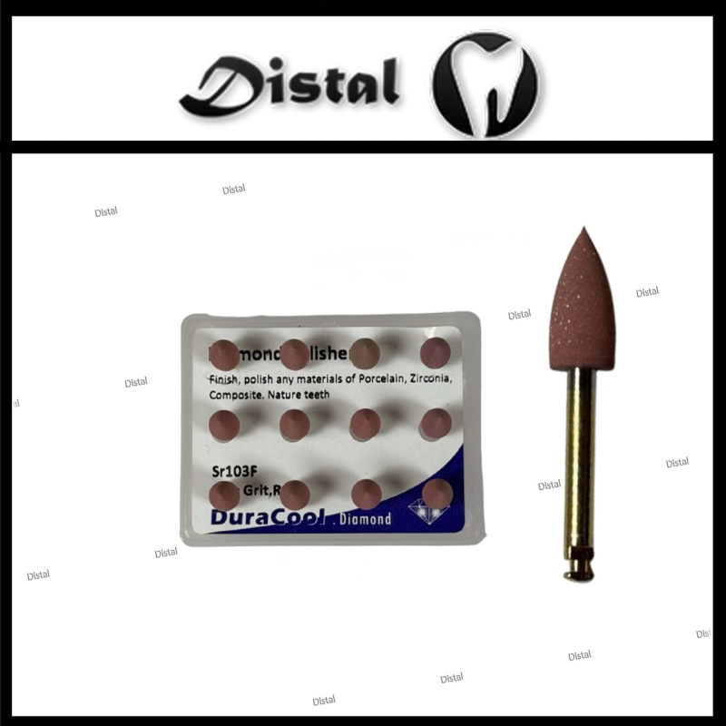 Полір алмазний для кераміки, цирконію Рожевий, Сірий (Sr103F) Полір алмазний для кераміки, цирконію Рожевий, Сірий (Sr103F)