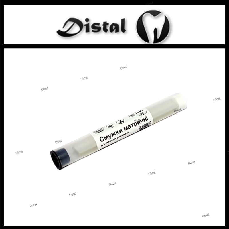 Смужки матричні Strips (Latus), лавсанові у тубусі, 100 шт., Латус Смужки матричні Strips (Latus), лавсанові у тубусі, 100 шт., Латус