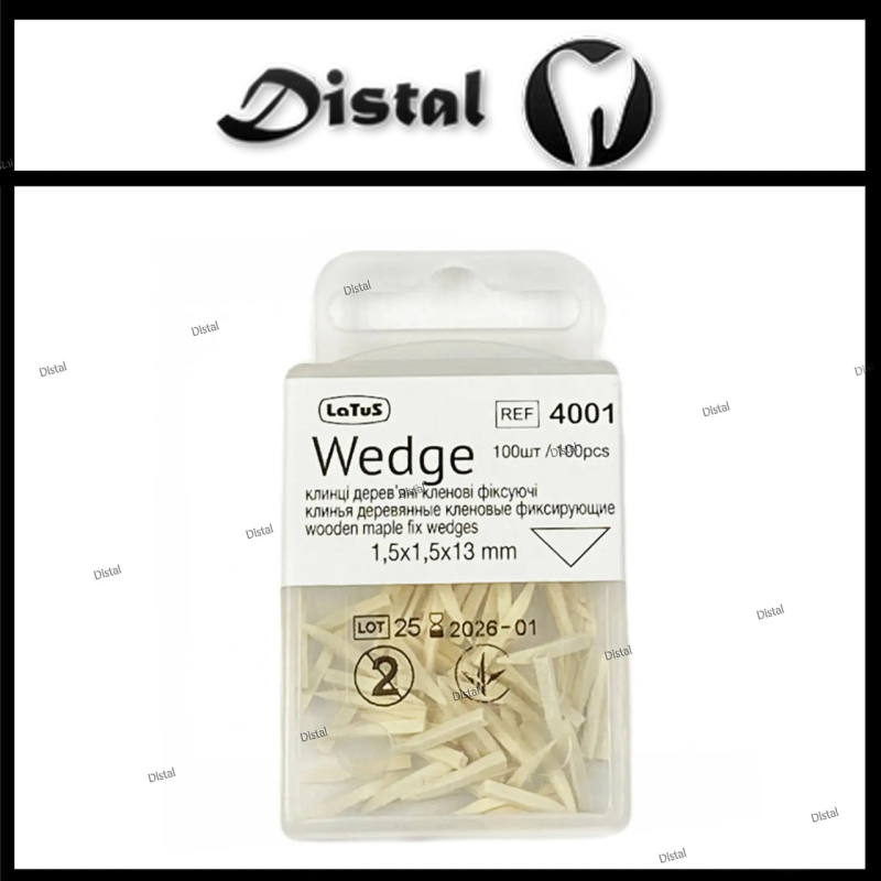 Клини дерев“яні, що фіксують білі 13 мм, перетин 1,5 мм х 1,5 мм, , Латус Клини дерев“яні, що фіксують білі 13 мм, перетин 1,5 мм х 1,5 мм, , Латус