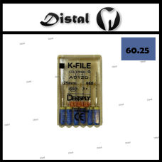 К-файли ДЕНТСПЛАЙ МАЙЛІФЕР K-file Dentsply Maillefer 25 мм №60, ручні файли