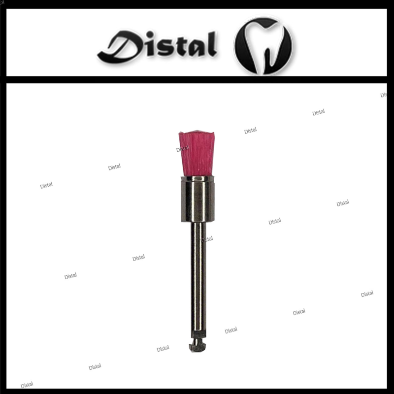 Щітка стоматологічна вузька для механічного наконечника Малинова