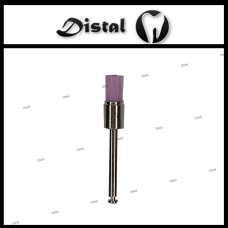 Щітка стоматологічна вузька для механічного наконечника Рожева