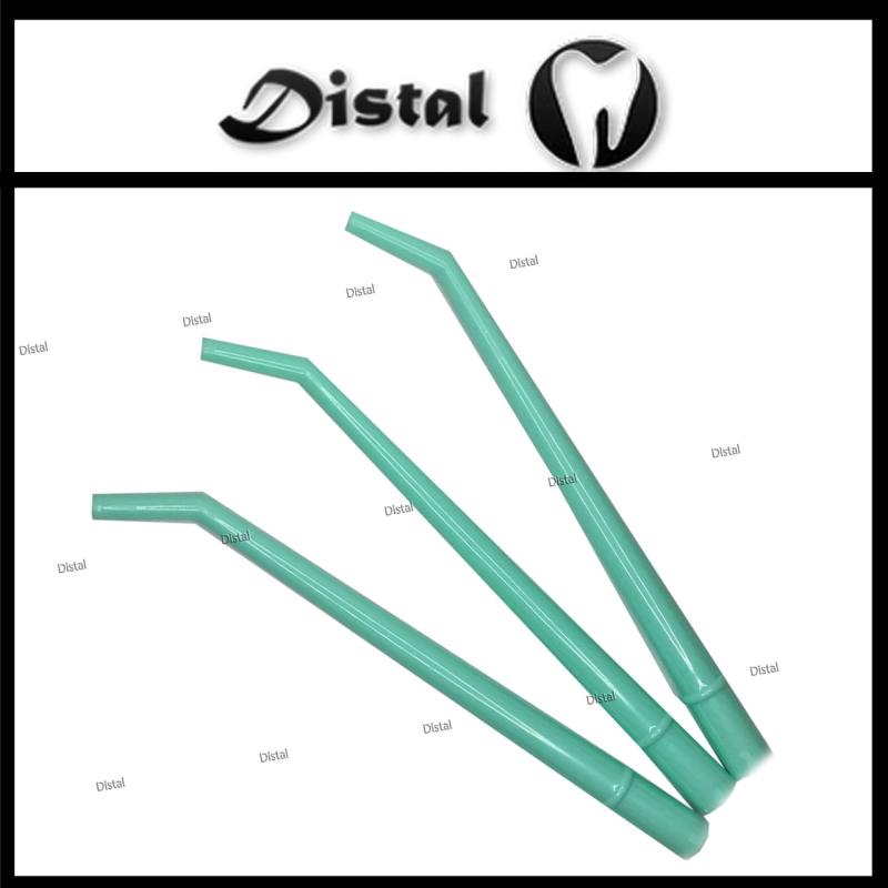 Канюлі відсмоктуючі, слиновідсмоктувач насадка пилосос колір Блакитний, багаторазовий
