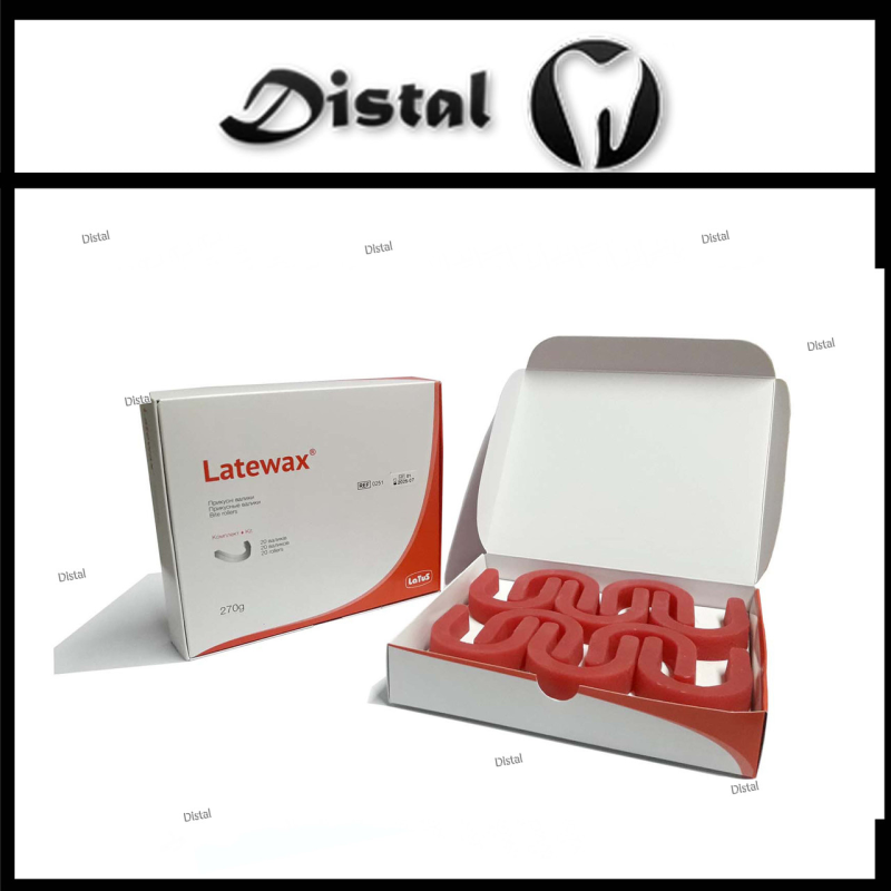 Прикусні валики Latewax (Латевакс), 20 валиків, Латус Прикусні валики Latewax (Латевакс), 20 валиків, Латус