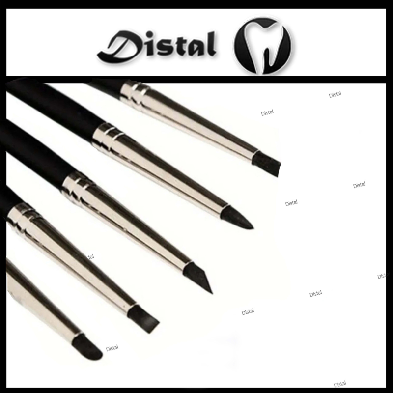 Пензлі з силіконовим наконечником, моделювальні для реставрації зубів