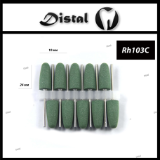 Полір для акрилу та нейлону жорстке зерно Колір: зелений, Rh103C