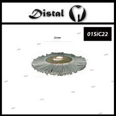 Щітка для полірування Форма: колесо Жорстка Колір: Сірий