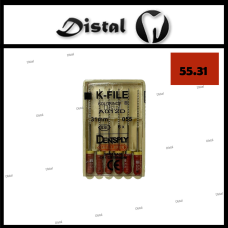 К-файли ДЕНТСПЛАЙ МАЙЛІФЕР K-file Dentsply Maillefer 31 мм №55, ручні файли
