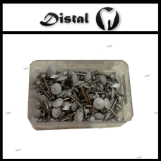 Полірувальні гумки сірі (Cr105С) диск з конусним кінчиком стоматологічні ПОЛІР