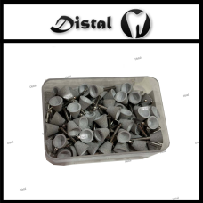 Полірувальні гумки сірі (Cr108С) чашка широка стоматологічні ПОЛІР