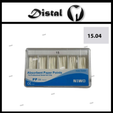 Штифти паперові NIWO конусні №15.04, 100 шт Absorbent Paper Points