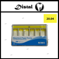 Штифти паперові NIWO конусні №20.04, 100 шт Absorbent Paper Points