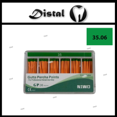 Гуттаперчеві штифти NIWO №35.06, 60 шт Gutta Percha Points