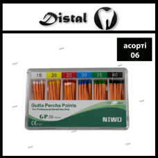 Гуттаперчеві штифти NIWO №15-40.06 асорті, 100 шт Gutta Percha Points