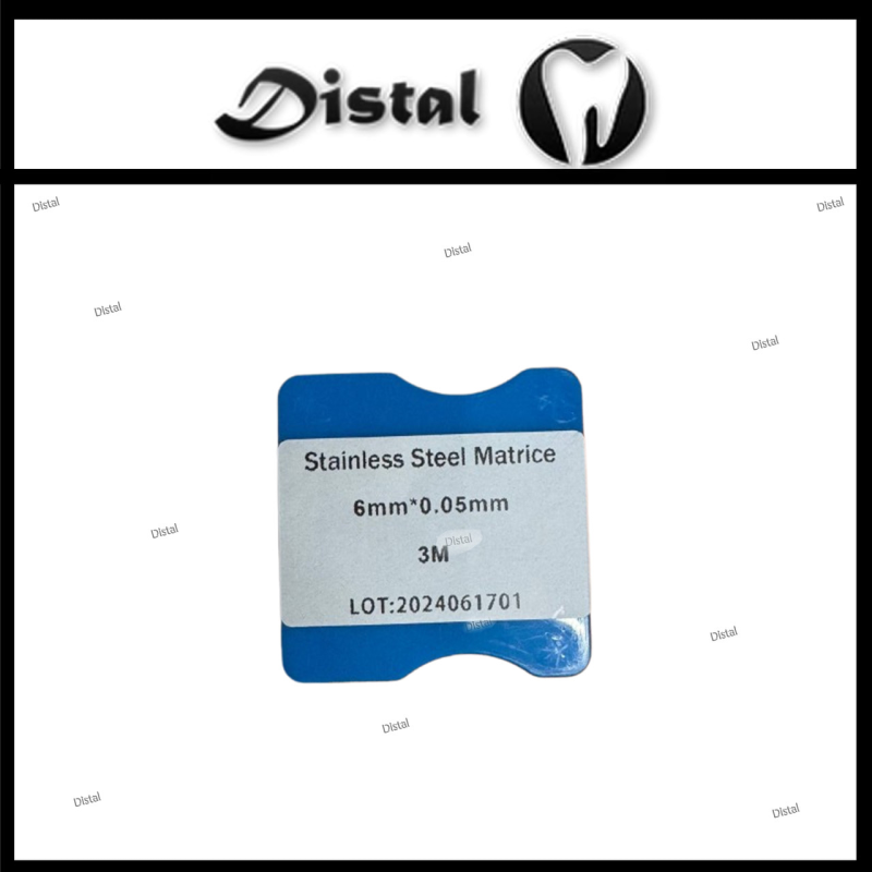 Матриці металеві у рулоні 6 мм , 3 м Матриці металеві у рулоні 6 мм , 3 м