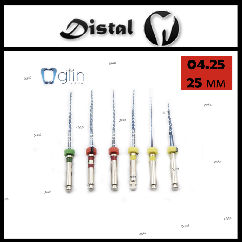 Файл роторний Glin - G3 , 25 мм № 04.25 машинні Файл роторний Glin - G3 , 25 мм № 04.25 машинні