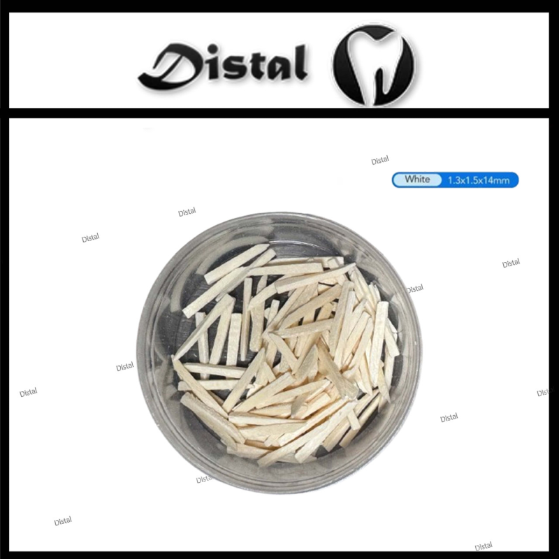 Клини дерев“яні, що фіксують, Білі, 100 шт