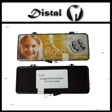 Металеві брекети Standard Roth Brackets 0.022 w/h 345 (набір 20 шт.)