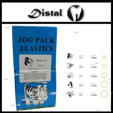 Міжщелепні тяги,еластики, резинки ортодотичні Бурундук 1.8, 100 шт