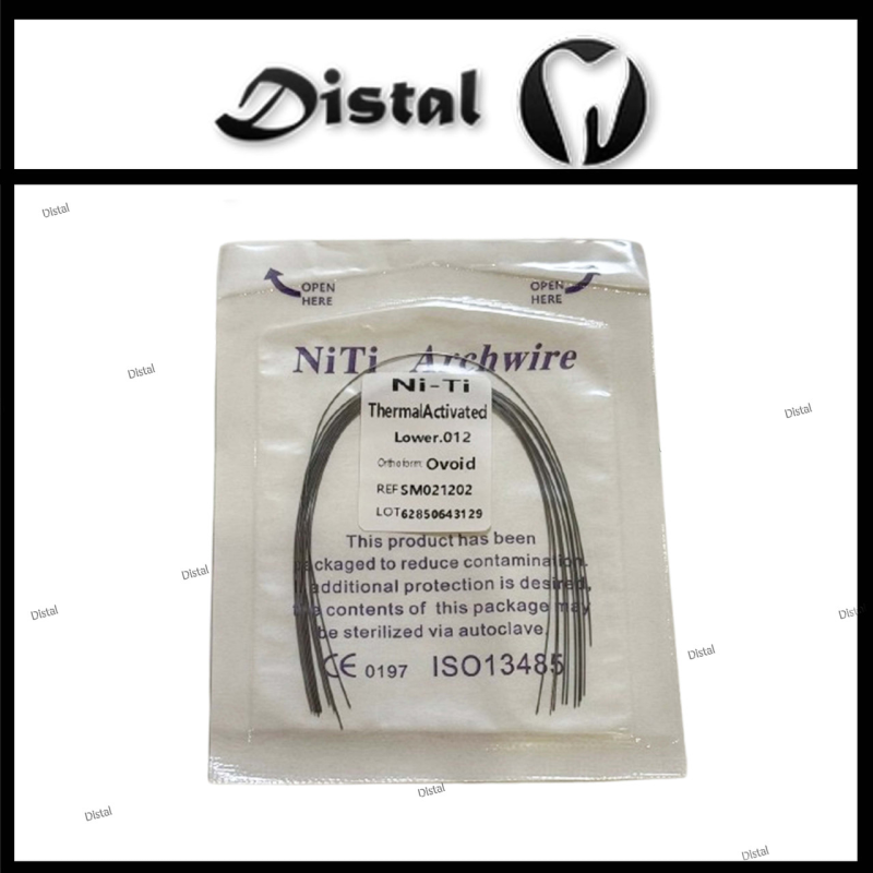 Дуги ортодонтичні NiTi Archwire термоактивні Thermal Activated Orthoform Ovoid, верх 012 Дуги ортодонтичні NiTi Archwire термоактивні Thermal Activated Orthoform Ovoid, верх 012