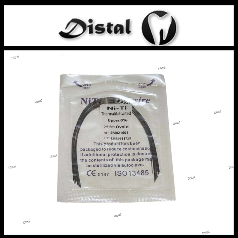 Дуги ортодонтичні NiTi Archwire термоактивні Thermal Activated Orthoform Ovoid, верх 012 016