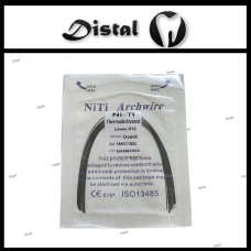 Дуги ортодонтичні NiTi Archwire термоактивні Thermal Activated Orthoform Ovoid, верх 012 018