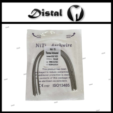 Дуги ортодонтичні NiTi Archwire термоактивні Thermal Activated Orthoform Ovoid, верх 012 16*25