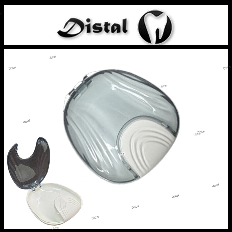 Контейнер, бокс для кап, ретейнерів, зубних протезів, Сірий Контейнер, бокс для кап, ретейнерів, зубних протезів, Сірий