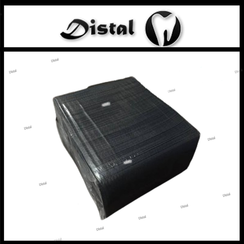 Серветка-нагрудник медична стоматологічна тришарова 33х45 см (125шт/пач) Колір: чорний Серветка-нагрудник медична стоматологічна тришарова 33х45 см (125шт/пач) Колір: чорний