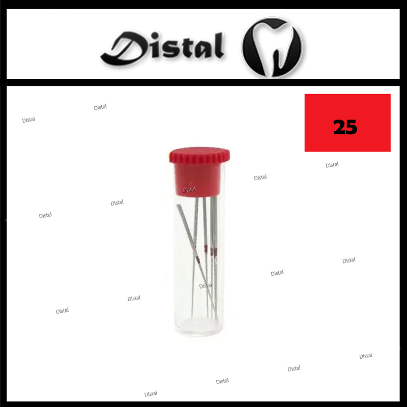 U-file №25 (Ni-Ti) У-Файли Woodpecker 6 шт. U-file №25 (Ni-Ti) У-Файли Woodpecker 6 шт.